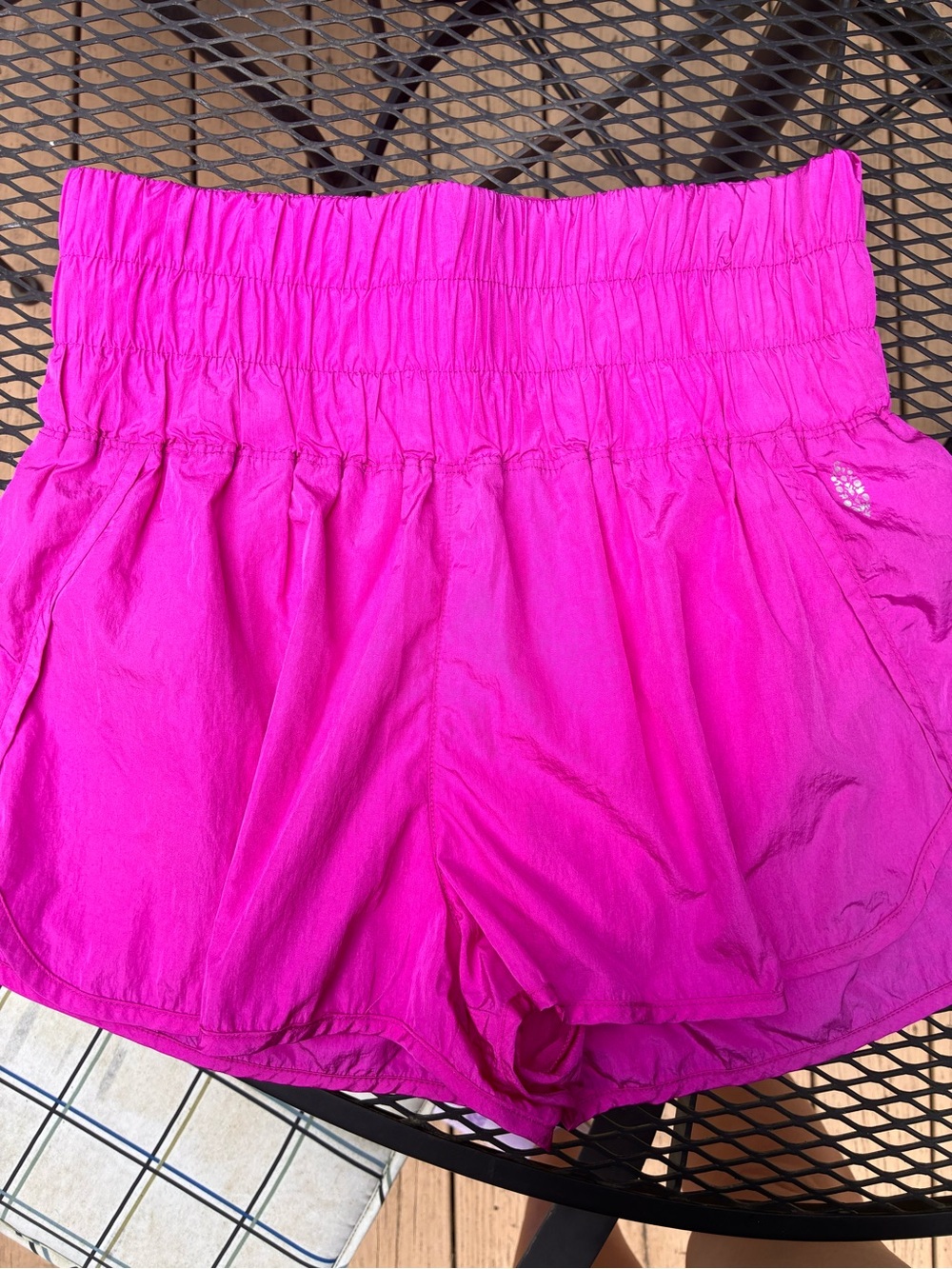FP Movement by Free People Bright Fuchsia High-Waist Shorts